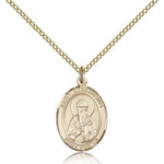 St. Athanasius Medal, Gold Filled, Medium - Gold-tone