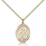 St. Athanasius Medal, Gold Filled, Medium - Gold-tone
