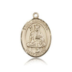 St. Walburga Medal, 14 Karat Gold, Large - 14 KT Yellow Gold