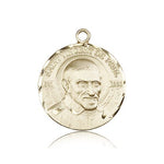 St. Vincent De Paul Medal, 14 Karat Gold - 14 KT Yellow Gold