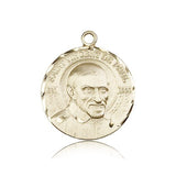 St. Vincent De Paul Medal, 14 Karat Gold - 14 KT Yellow Gold