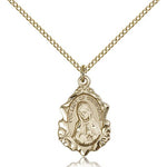 Our Lady of Guadalupe Medal, Gold Filled - Gold-tone
