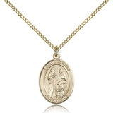 St. Joachim Medal, Gold Filled, Medium - Gold-tone