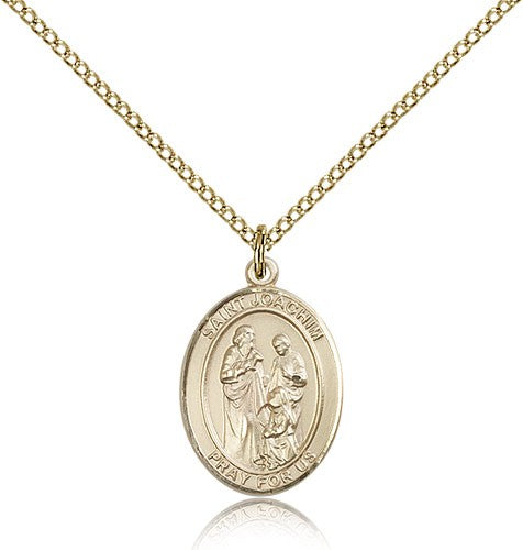 St. Joachim Medal, Gold Filled, Medium - Gold-tone