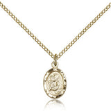 St. Anthony Medal, Gold Filled - Gold-tone