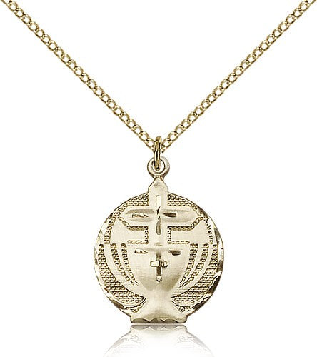 Communion Medal, Gold Filled - Gold-tone
