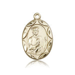St. Jude Medal, 14 Karat Gold - 14 KT Yellow Gold