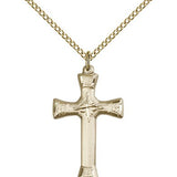 Cross Pendant, Gold Filled - Gold-tone