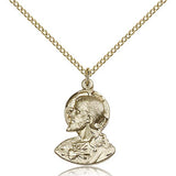 Head of Christ Medal, Gold Filled - Gold-tone