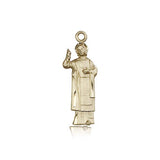 St. Florian Medal, 14 Karat Gold - 14 KT Yellow Gold