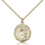 Our Lady of Loretto Medal, Gold Filled - Gold-tone