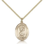St. Christopher Medal, Gold Filled, Medium - Gold-tone