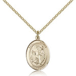 St. James the Greater Medal, Gold Filled, Medium - Gold-tone