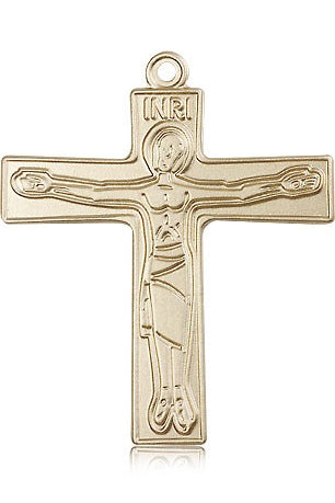 Cursillio Cross Pendant, 14 Karat Gold - 14 KT Yellow Gold