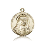 St. Louise Medal, 14 Karat Gold - 14 KT Yellow Gold