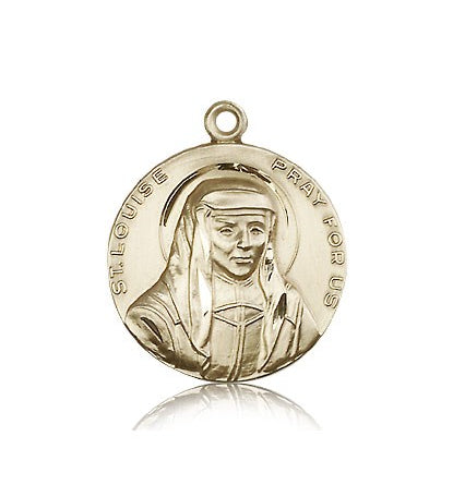 St. Louise Medal, 14 Karat Gold - 14 KT Yellow Gold