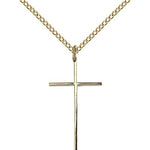 Cross Pendant, Gold Filled - Gold-tone