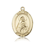 St. Rita of Cascia Medal, 14 Karat Gold, Large - 14 KT Yellow Gold
