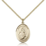 St. Peter the Apostle Medal, Gold Filled, Medium - Gold-tone