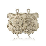 Our Lady of Czestochowa Medal, 14 Karat Gold - 14 KT Yellow Gold