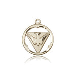 Holy Spirit Medal, 14 Karat Gold - 14 KT Yellow Gold