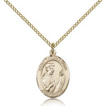 St. Thomas More Medal, Gold Filled, Medium - Gold-tone