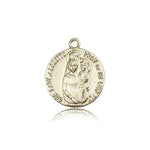 Our Lady of Loretto Medal, 14 Karat Gold - 14 KT Yellow Gold
