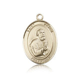 St. Peter the Apostle Medal, 14 Karat Gold, Large - 14 KT Yellow Gold