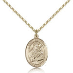 St. Anthony of Padua Medal, Gold Filled, Medium - Gold-tone