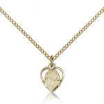 St. Theresa Medal, Gold Filled - Gold-tone