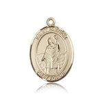 St. Patrick Medal, 14 Karat Gold, Large - 14 KT Yellow Gold