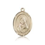 St. Rafta Medal, 14 Karat Gold, Large - 14 KT Yellow Gold