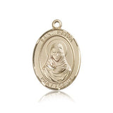 St. Rafta Medal, 14 Karat Gold, Large - 14 KT Yellow Gold