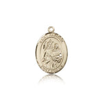 St. Raphael the Archangel Medal, 14 Karat Gold, Medium - 14 KT Yellow Gold