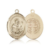 St. Benedict Medal, 14 Karat Gold, Large - 14 KT Yellow Gold