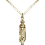 Madonna and Child Medal, Gold Filled - Gold-tone