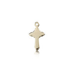 Cross Pendant, 14 Karat Gold - 14 KT Yellow Gold