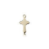 Cross Pendant, 14 Karat Gold - 14 KT Yellow Gold