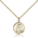 St. Anthony Medal, Gold Filled - Gold-tone