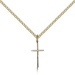 Cross Pendant, Gold Filled - Gold-tone