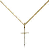 Cross Pendant, Gold Filled - Gold-tone