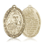 St. Therese Medal, 14 Karat Gold - 14 KT Yellow Gold