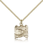 St. John the Apostle Medal, Gold Filled - Gold-tone