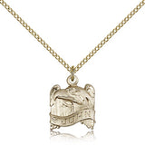 St. John the Apostle Medal, Gold Filled - Gold-tone