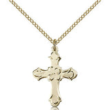 Cross Pendant, Gold Filled - Gold-tone