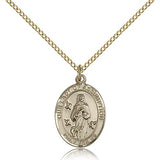 Our Lady of Assumption Medal, Gold Filled, Medium - Gold-tone