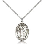 St. John of Capistrano Medal, Sterling Silver, Medium - 18&quot; 1.2mm Sterling Silver Chain + Clasp