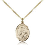 St. Alexandra Medal, Gold Filled, Medium - Gold-tone