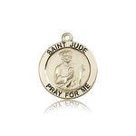 St. Jude Medal, 14 Karat Gold - 14 KT Yellow Gold