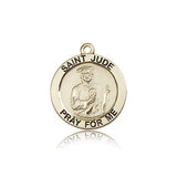 St. Jude Medal, 14 Karat Gold - 14 KT Yellow Gold